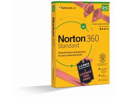 NORTON 360 STANDARD 1 rok, 2 zarízení, cloudové úložište 10 GB (21414993)