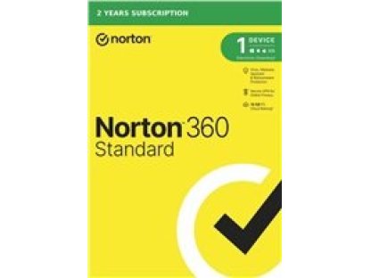 NORTON 360 STANDARD 10GB + VPN 1 uživatel pro 1 zarízení na 2 roky ESD
