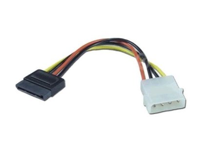OEM Kabel k HDD SATA (napájecí redukce)  kabelová 0,15m (11.03.1055)