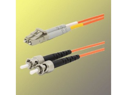 OEM kabel optický patch duplex 62,5/125 LC-ST 1m