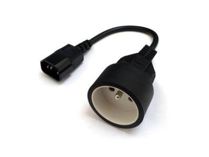 OEM Kabelová redukce z UPS (IEC C14) na 1 zásuvku 230V, 30cm (06916064)