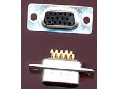 OEM konektor Canon 15pin, F, kabelový-tř.VGA (c15ft)