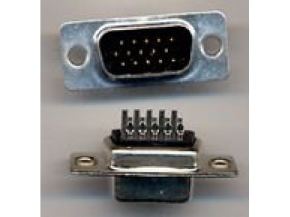 OEM konektor Canon15pin, M, kabelový-tř.VGA (c15mt)