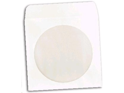 OEM papírová obálka pro CD/DVD s okénkem - 100ks