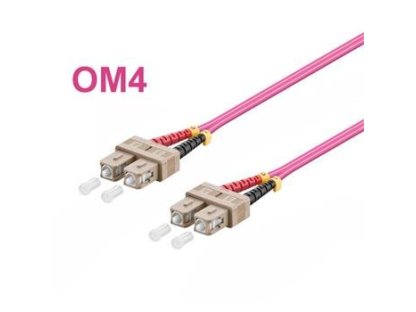 OPTIX SC-SC Optický patch cord  50/125 2m OM4 Duplex (859558900921)