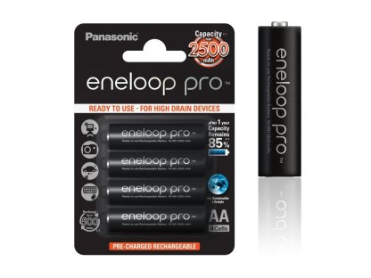 PANASONIC Eneloop Pro AA NiMH 1,2V 2500mAh BL4 (11486)