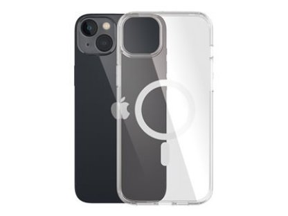 PANZERGLASS HardCase - Clear Edition - zadní kryt pro mobilní telefon - kompatibilita s MagSafe - recyklovaný plast - pruhledná - pro Apple iPhone 14 Plus (0411)