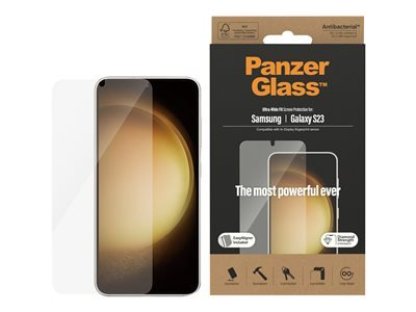PanzerGlass Samsung Galaxy S23/S22 (celolepené s funkčním otiskem prstů) s instalačním rámečkem