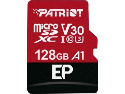 PATRIOT 128GB V30 A1 micro SDXC + Adaptér (PEF128GEP31MCX)