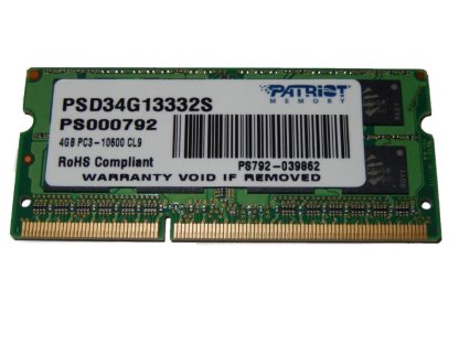 PATRIOT 4GB DDR3 1333MHz (PSD34G13332S)