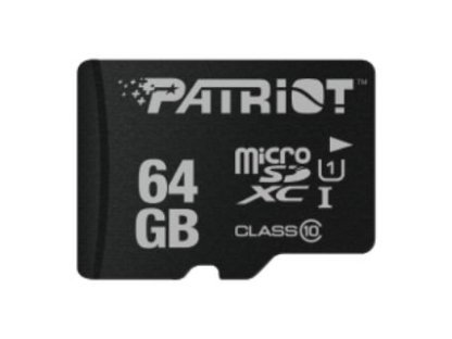 PATRIOT 64GB microSDHC Class10 bez adaptéru (PSF64GMDC10)