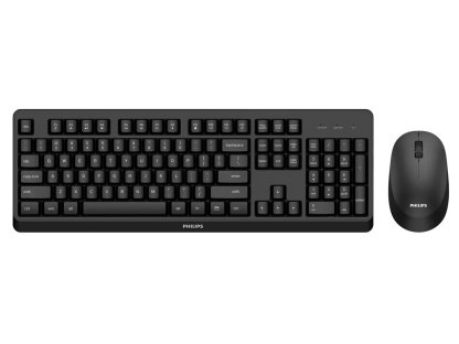 PHILIPS klávesnice + myš bezdrátová US (SPT6307BL)