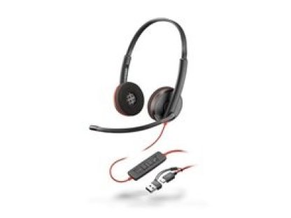 POLY Blackwire 3220 USB-C/A adaptér, stereo (8X228AA)