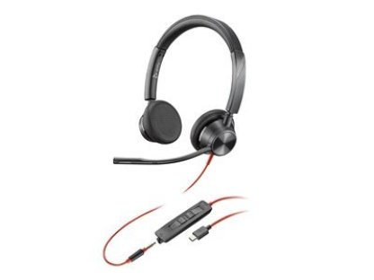 POLY Blackwire 3325 náhlavní souprava, 3.5 mm jack + USB-C/A adaptér, stereo (8X221AA)