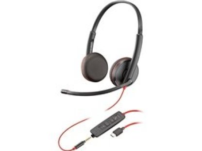 POLY Blackwire C3225 náhlavní souprava, 3.5 mm jack, USB-C, stereo (Bulk) (80S04A6)