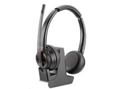 POLY Savi 8220 UC-M náhlavní souprava, DECT, ANC, USB-A, stereo (8D3F5AA#ABB)
