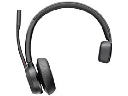 POLY Voyager 4310 bezdrátová náhlavní souprava, BT700 USB-C adaptér, mono, nabíjecí stojánek (77Y96AA)