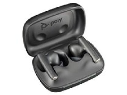 POLY Voyager Free 60 bluetooth headset, BT700 USB-A adaptér, nabíjecí pouzdro, černá (7Y8H3AA)