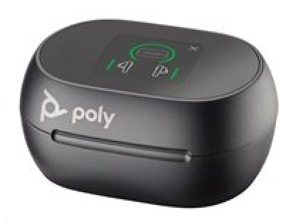 POLY Voyager Free 60+ MS Teams bluetooth headset, BT700 USB-A adaptér, dotykové nabíjecí pouzdro, černá (7Y8G9AA)