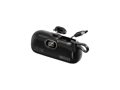 Powerbanka Forever MTB-100 5000mAh 22,5W USB-C černá (GSM182135)
