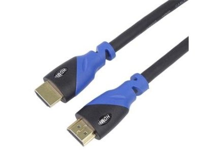 PREMIUMCORD 4K HDMI 2.0b High Speed + Ethernet kabel, zlacené pružné konektory, 1m (kphdm2v1)