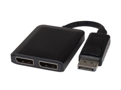 PREMIUMCORD adaptér DisplayPort-2xDisplayPort, M/2xF (kportad17)