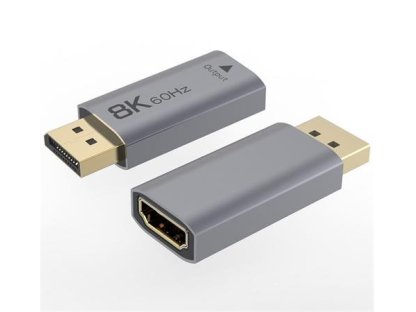 PREMIUMCORD adaptér DisplayPort - HDMI, 8K@60Hz, 4K@144Hz Male/Female, pozlacené konektory (kportad30)