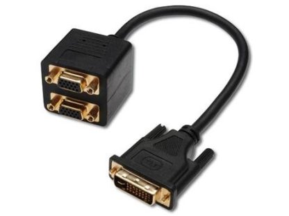 PREMIUMCORD adaptér DVI-2xVGA, M/2xF (kpdva-7)