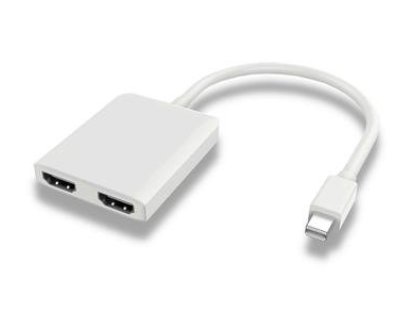PREMIUMCORD adaptér Mini DisplayPort-2x HDMI, M/2xF (kportadm18)