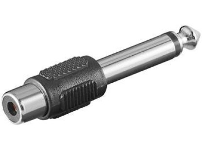 PREMIUMCORD adaptér mono Jack 6.3-CINCH, M/F (kjr-47)