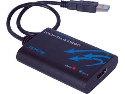 PREMIUMCORD adaptér USB 3.0-HDMI, A-HDMI, M/F, se zvukem (khcon-08)