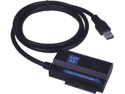 PREMIUMCORD adaptér USB 3.0-SATA 3, M/M, napájecí adaptér (ku3ides)