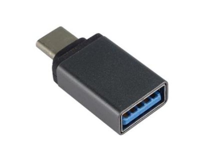 PREMIUMCORD adaptér USB 3.1, C-A, M/F, kovově šedý, OTG (kur31-03)