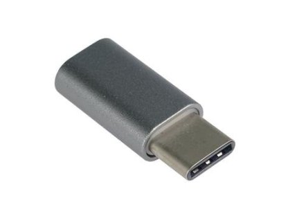 PREMIUMCORD adaptér USB 3.1, C-B micro, M/F, kovově šedý (kur31-04)