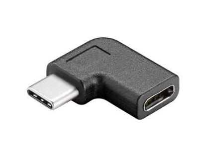 PREMIUMCORD adaptér USB 3.1, C-C pravoúhlý, M/F, černý (kur31-13)
