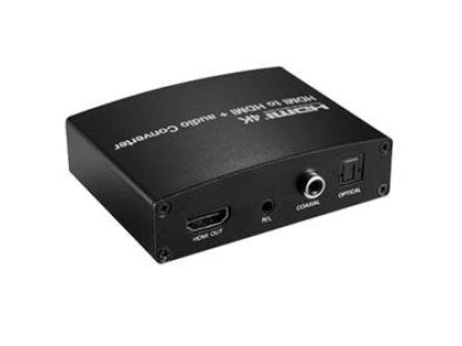 PREMIUMCORD HDMI 4K Audio extraktor s oddělením audia na stereo jack, SPDIF Toslink, RCA (khcon-30)