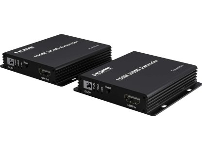 PREMIUMCORD HDMI extender na 150m přes jeden kabel Cat5e/Cat6, FULL HD 1080p (khext150-3)