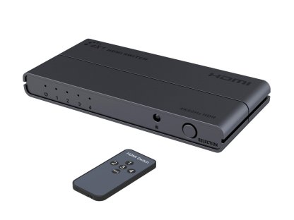 PREMIUMCORD HDMI switch 4:1 s podporou rozlišení 4Kx2K@60Hz (khswit41d)
