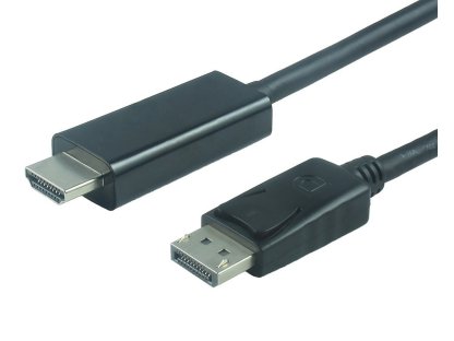 PREMIUMCORD kabel 1.2 DisplayPort-HDMI 2.0, M/M, propojovací, 3m, černý (kportadk04-03)