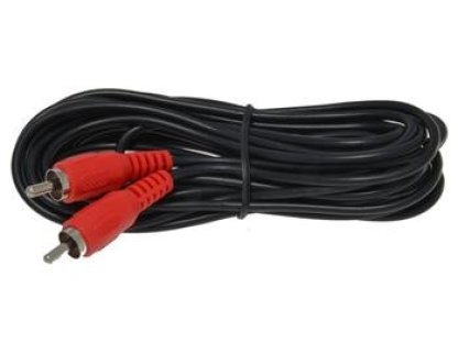 PREMIUMCORD kabel CINCH-CINCH, M/M, propojovací, 5m, černý (kjackcmm1-5)