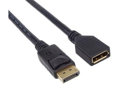 PREMIUMCORD kabel DisplayPort-DisplayPort, M/F, prodlužovací, 2m, černý (kportmf1-02)