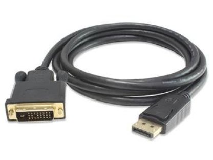 PREMIUMCORD kabel DisplayPort-DVI, M/M, propojovací, 5m, černý (kportadk02-05)