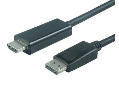 PREMIUMCORD kabel DisplayPort-HDMI, M/M, propojovací, 1m, černý (kportadk01-01)