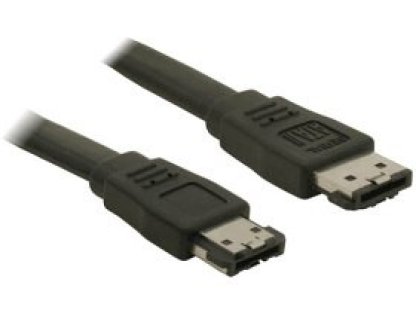 PREMIUMCORD kabel, eSATA-SATA, F/F, propojovací, 1m, černý (kfsa-6-10)