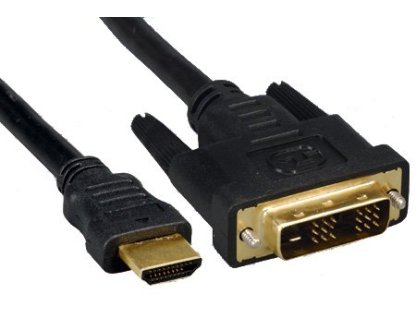 PREMIUMCORD kabel HDMI-DVI, M/M, propojovací, 2m, černý (kphdmd2)