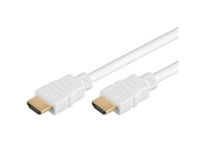 PREMIUMCORD kabel HDMI-HDMI 1.4, M/M, propojovací, 3m, bílý (kphdme3w)