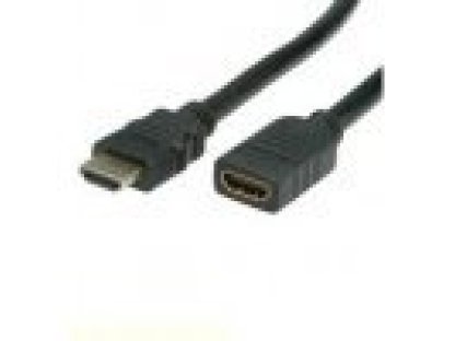 PREMIUMCORD kabel HDMI-HDMI, M/F, prodlužovací, 2m, černý (kphdmf2)