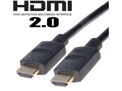 PREMIUMCORD kabel HDMI-HDMI, M/M, propojovací, 1m, černý, v2.0 (kphdm2-1)