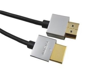 PREMIUMCORD kabel HDMI-HDMI, M/M, propojovací, 3m, černý, slim, v1.4 (kphdmes3)