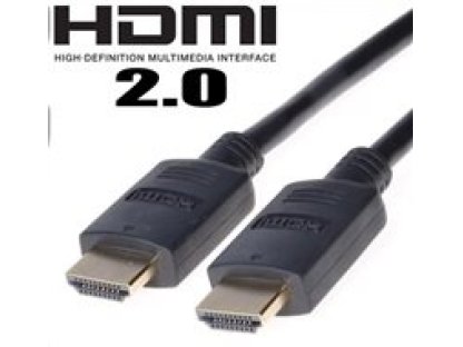 PREMIUMCORD kabel HDMI-HDMI, M/M, propojovací, 5m, černý, v2.0 (kphdm2-5)